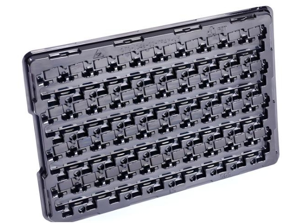 ABS for semiconductor chip trays