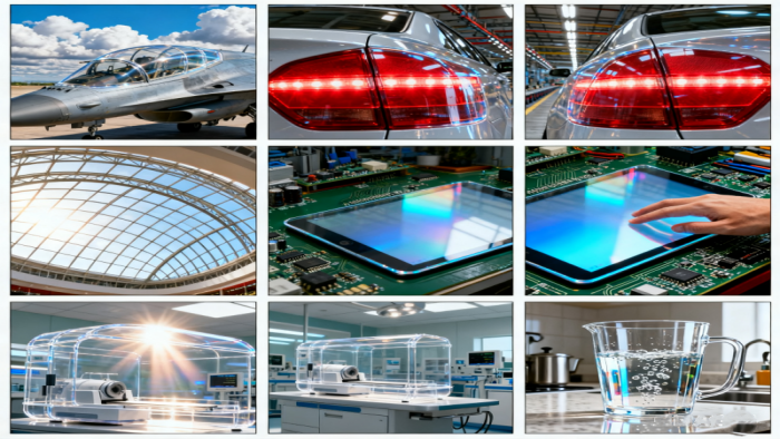 Not All Transparent Parts Are Acrylic: PMMA Applications Across Industries